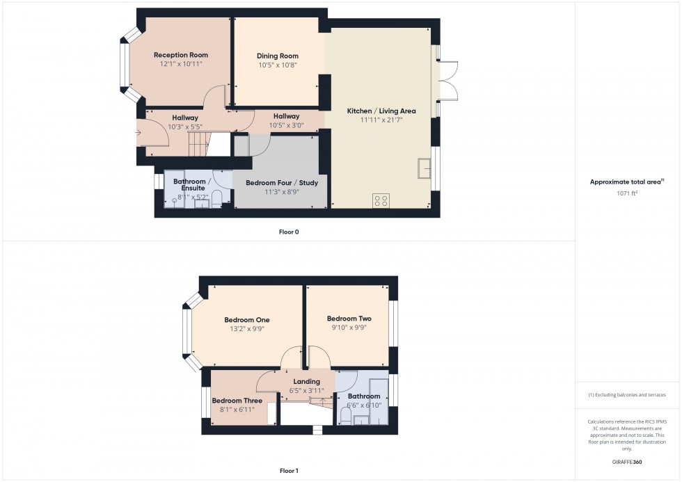 Floorplan for Osborne Road, Reading, Berkshire