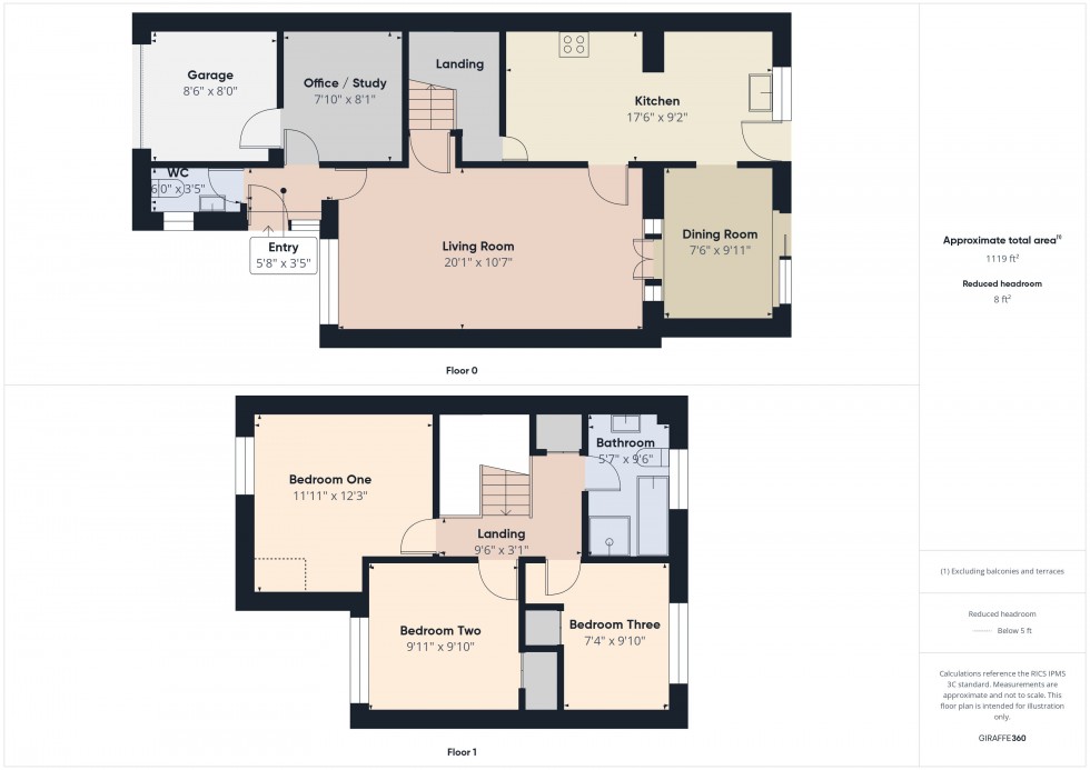 Floorplan for Tilehurst, Reading, Berkshire
