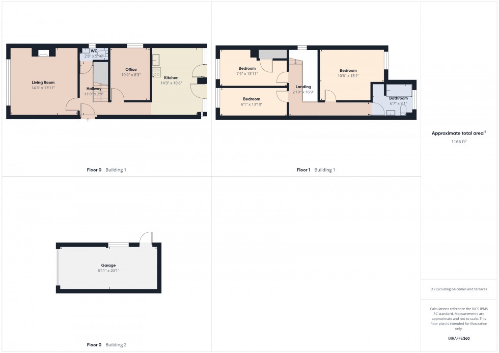 Floorplan for Tilehurst, Reading, Berkshire