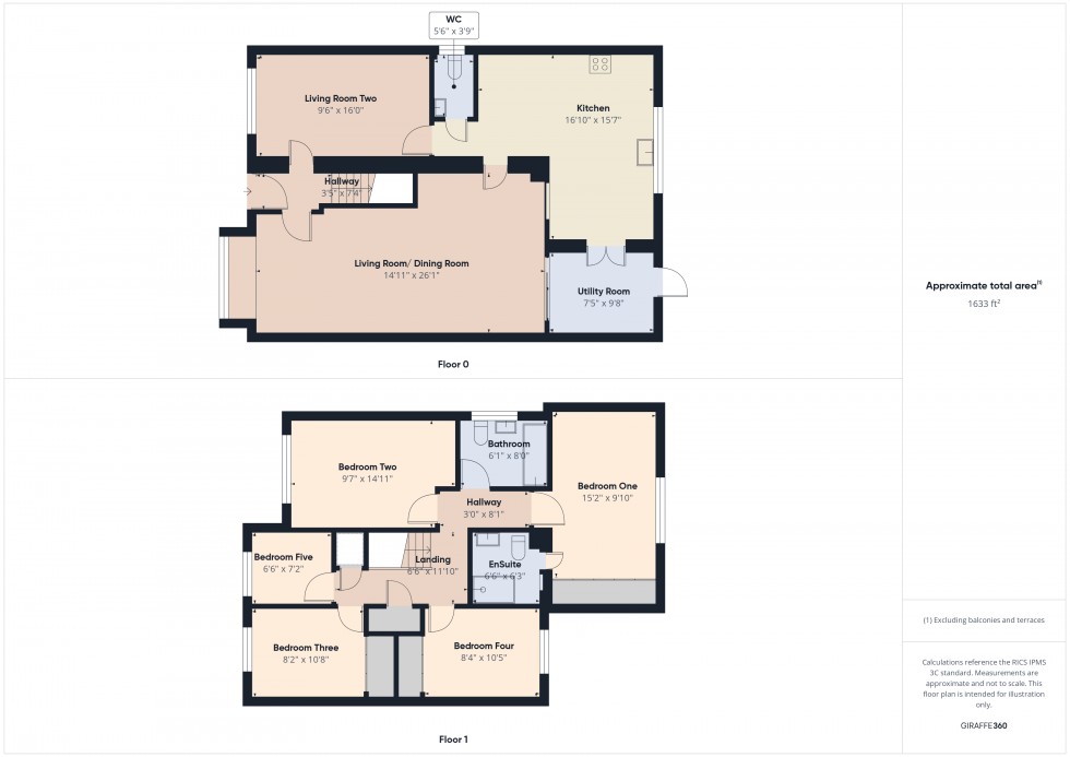 Floorplan for Calcot, Reading, Berkshire
