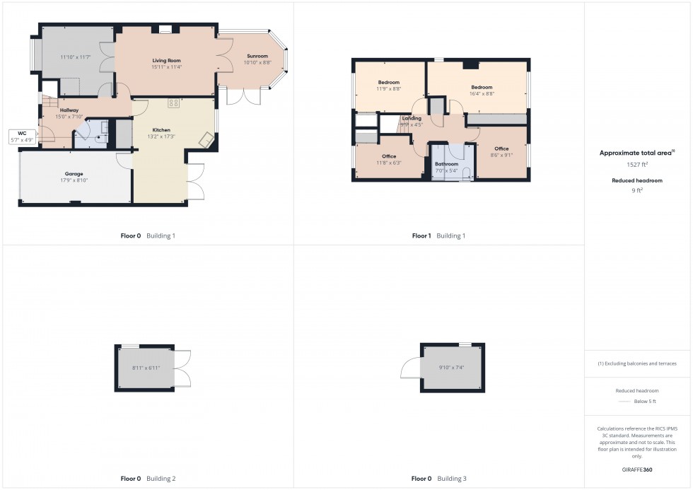 Floorplan for Lower Earley, Reading, Berkshire