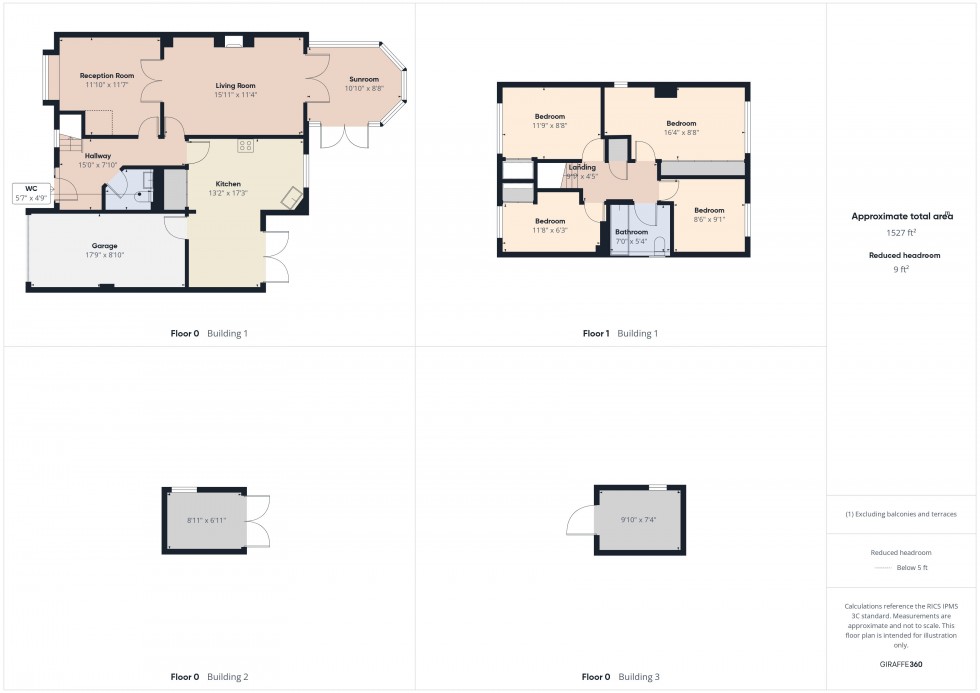 Floorplan for Lower Earley, Reading, Berkshire