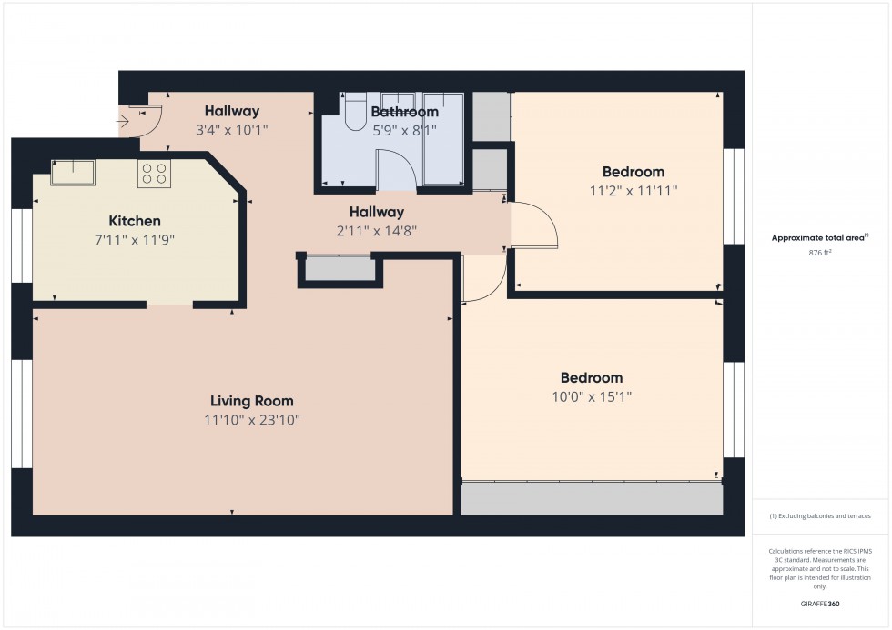 Floorplan for Woodley, Reading, Berkshire