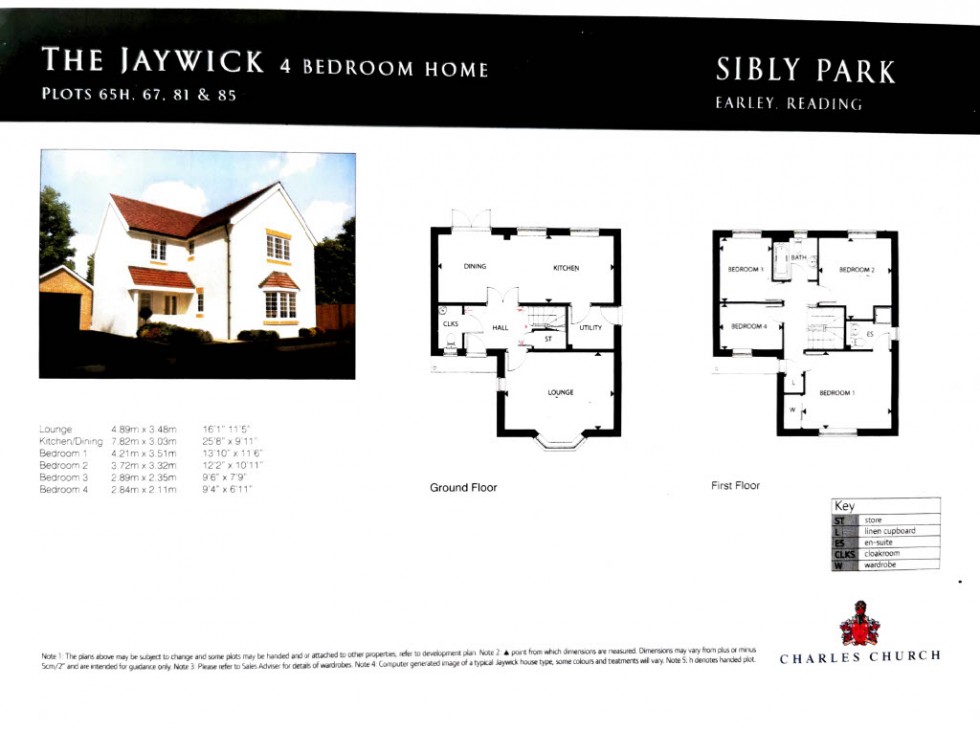 Floorplan for Earley, Reading, Berkshire