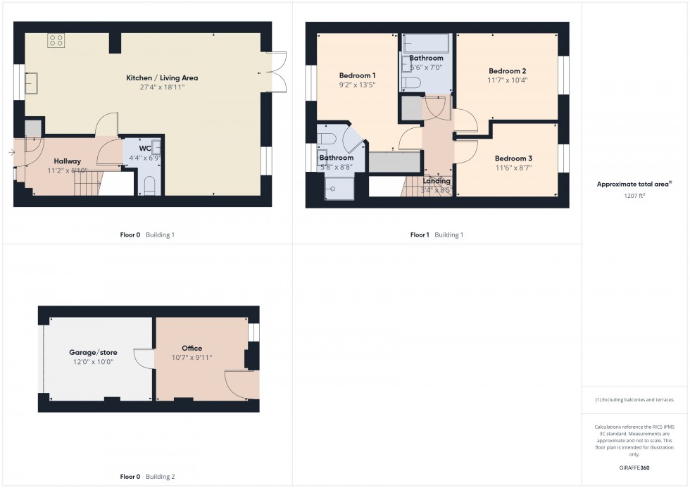 Floorplan for Shinfield, Reading, Berkshire