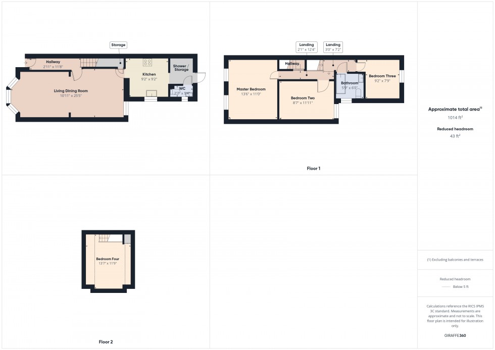 Floorplan for Audley Street, Reading, Berkshire
