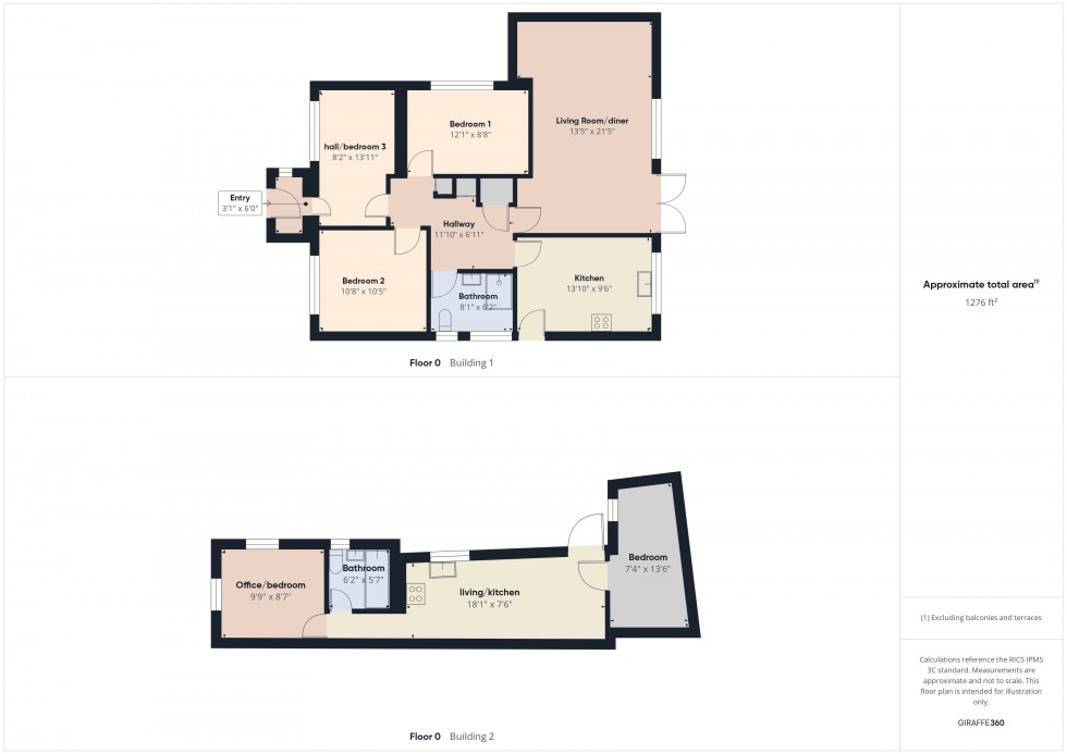 Floorplan for Scots Drive, Wokingham, Berkshire
