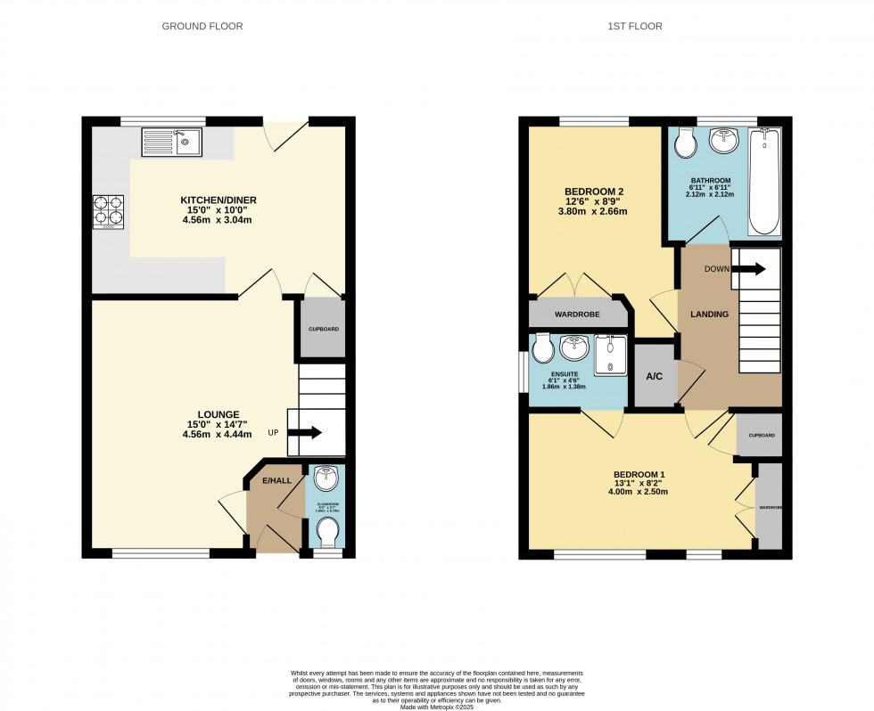 Floorplan for Lower Earley, Reading, Berkshire
