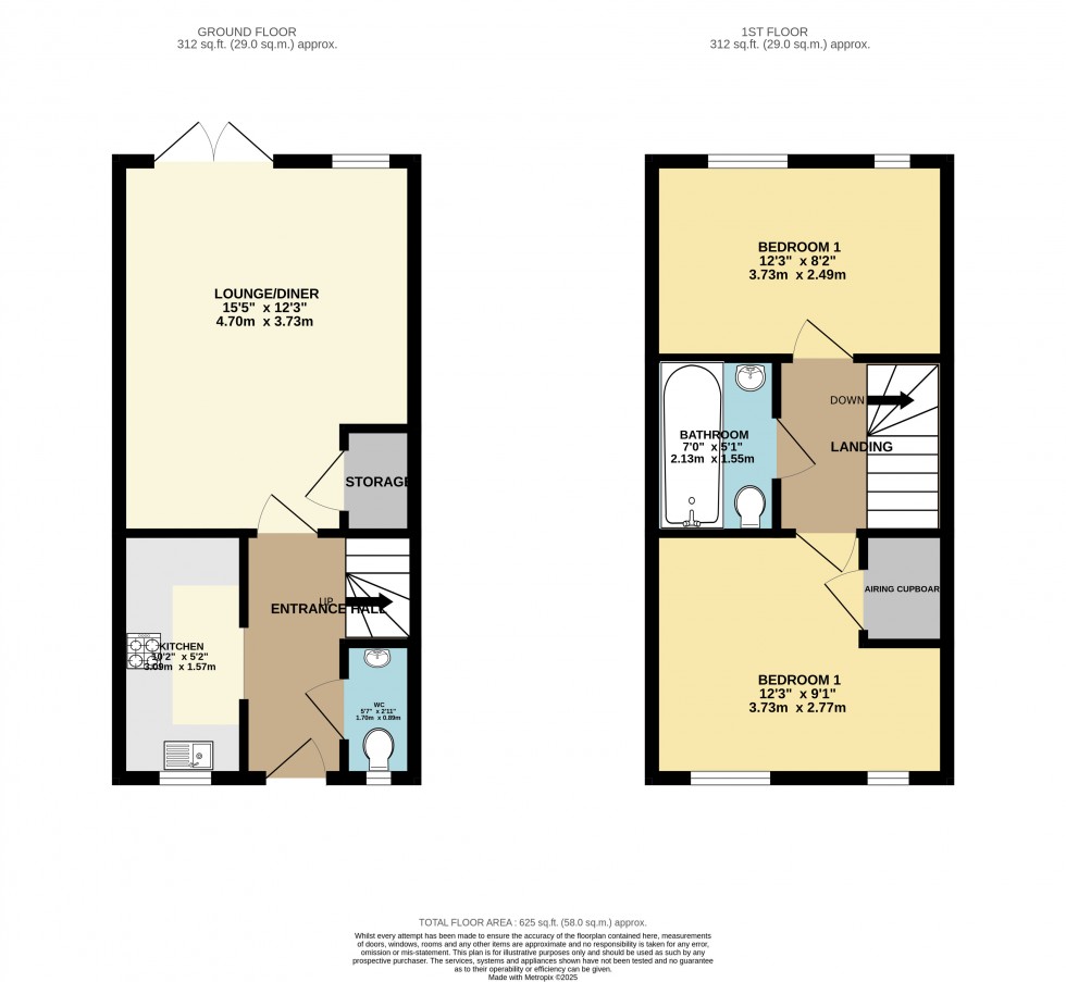 Floorplan for Tilehurst, Reading, Berkshire