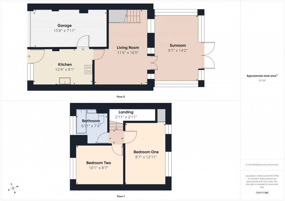 Floorplan for Calcot, Reading, Berkshire
