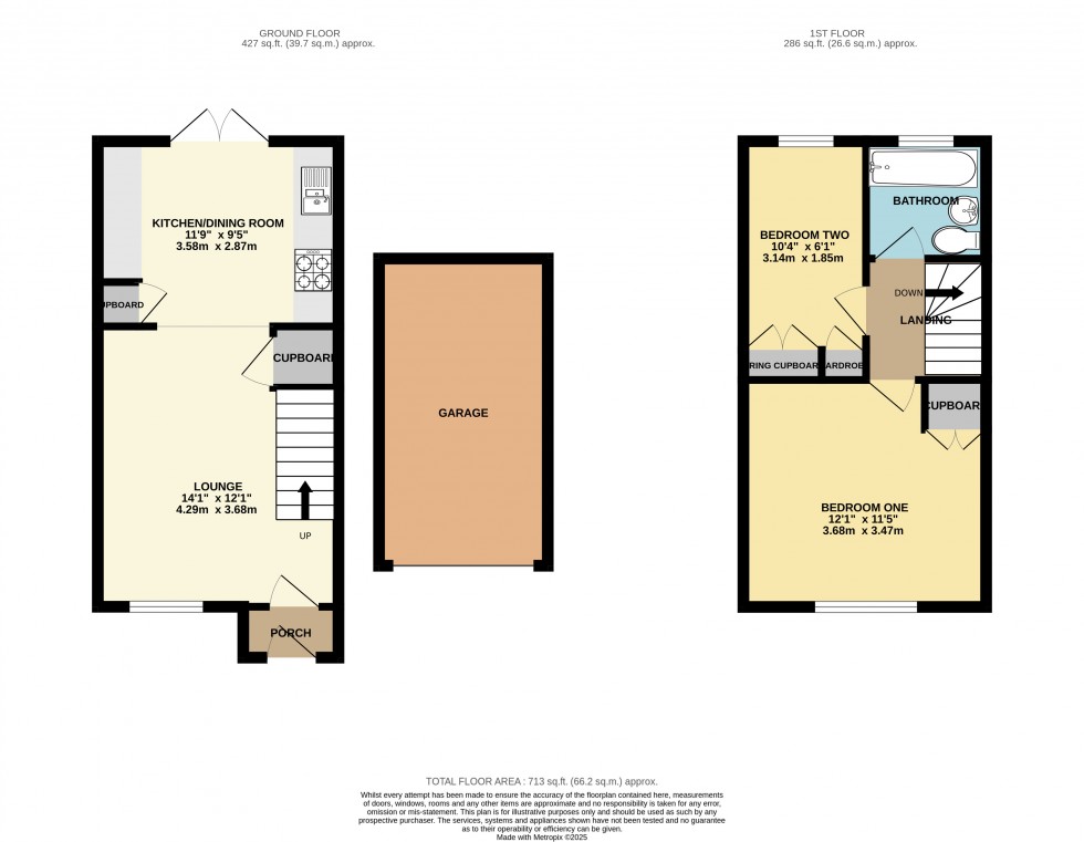 Floorplan for Lower Earley, Reading, Berkshire