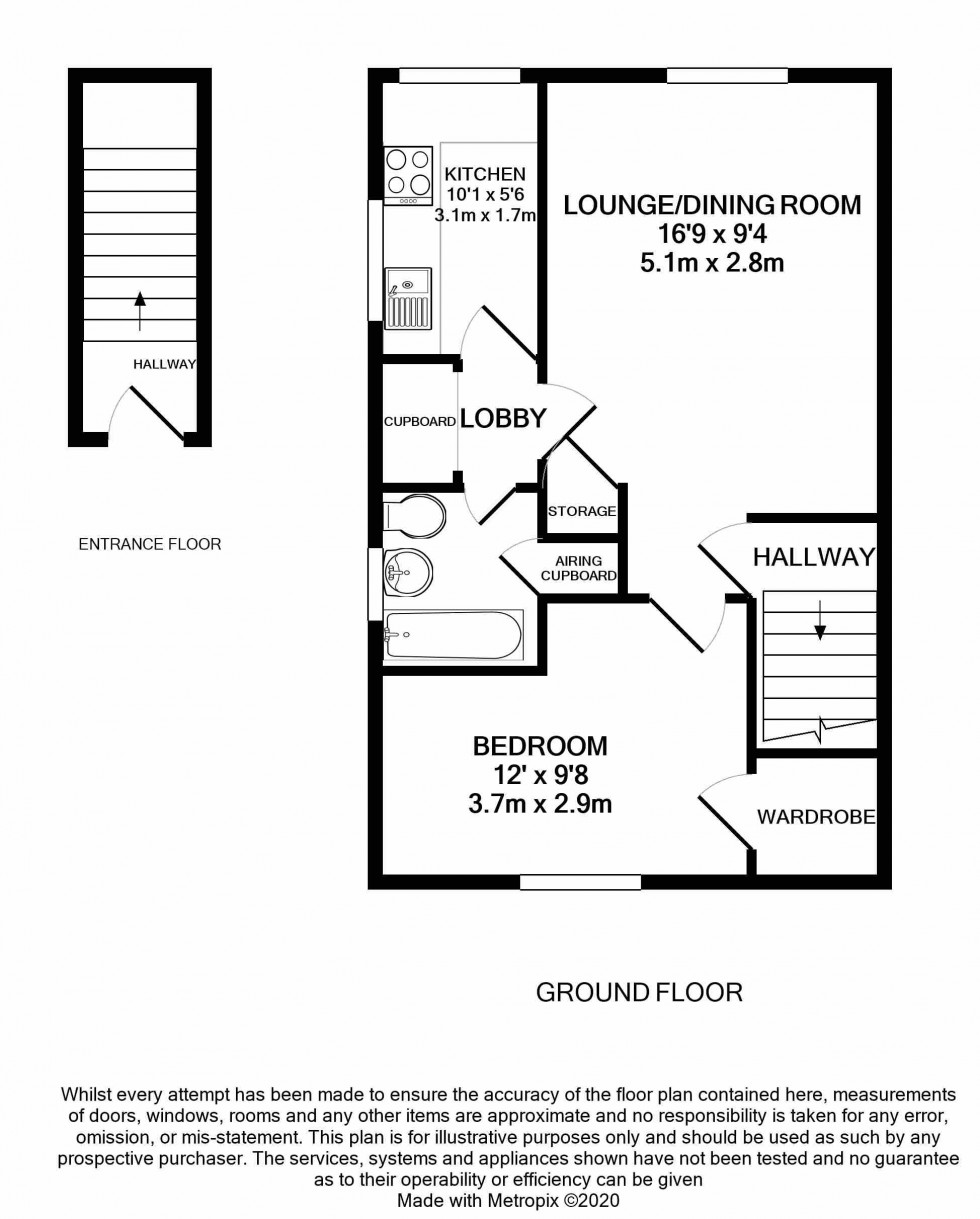 Floorplan for Earley, Reading, Berkshire