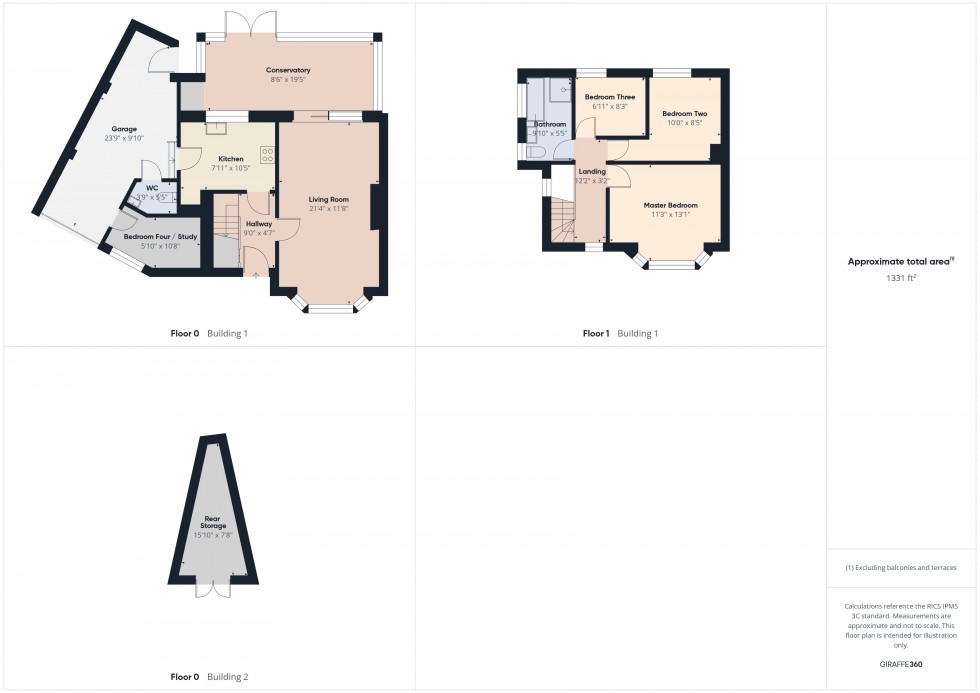 Floorplan for Tilehurst, Reading, Berkshire