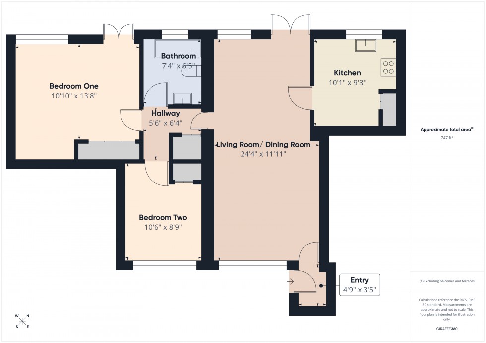 Floorplan for Tilehurst, Reading, Berkshire