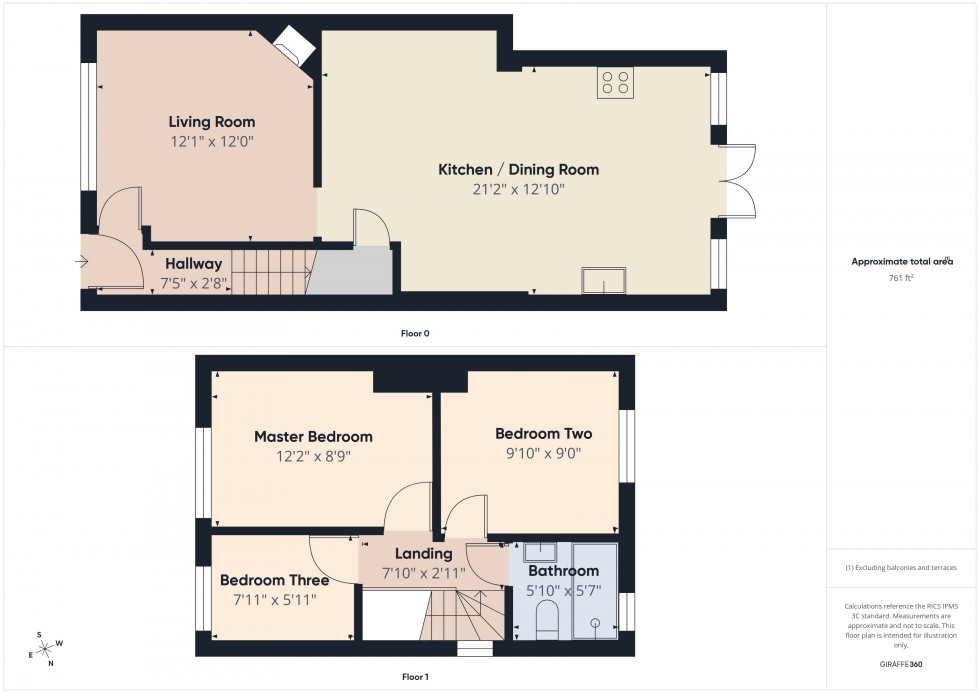 Floorplan for Tilehurst, Reading, Berkshire