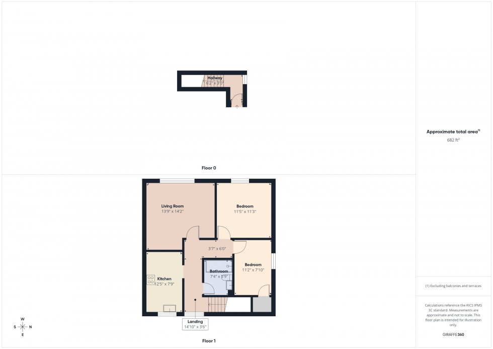 Floorplan for Mason Street, Reading, Berkshire