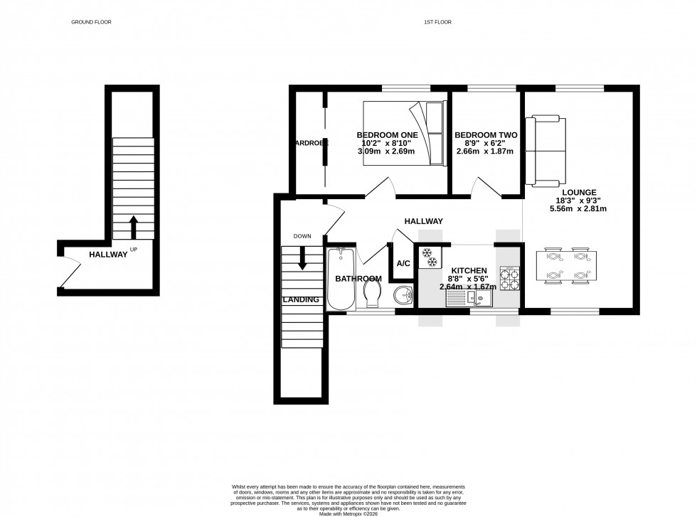 Floorplan for Lower Earley, Reading, Berkshire