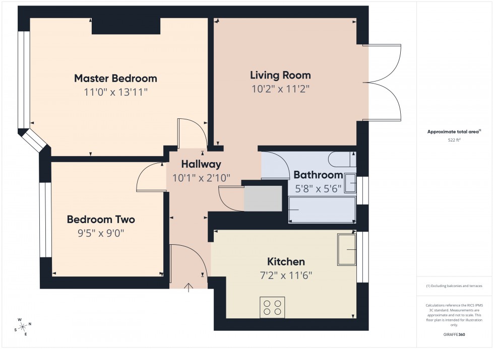 Floorplan for Tilehurst, Reading, Berkshire