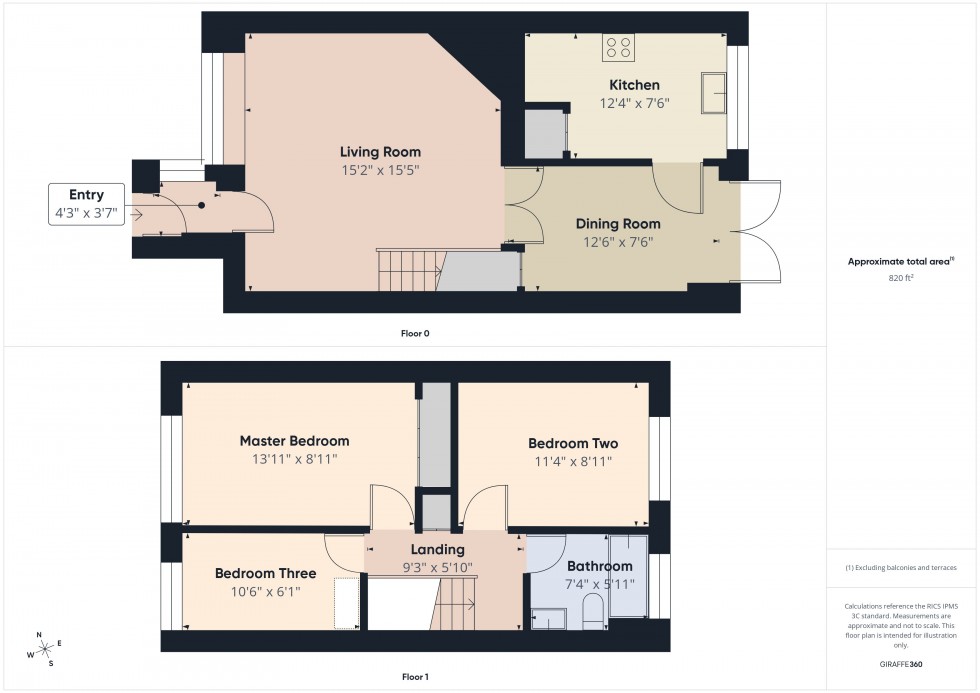 Floorplan for Tilehurst, Reading, Berkshire