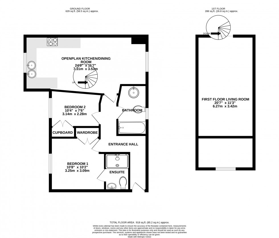 Floorplan for Spencers Wood, Reading, Berkshire