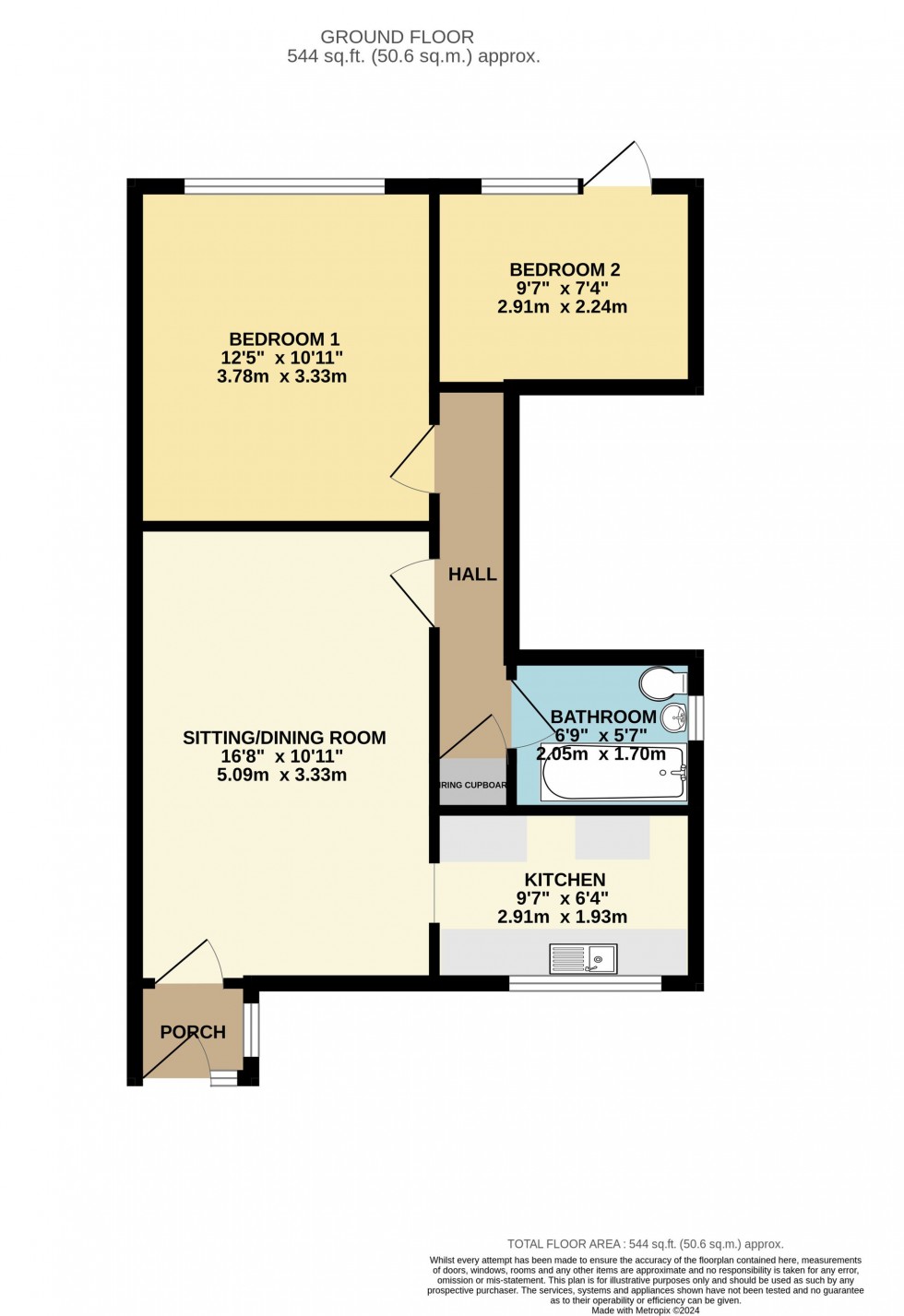 Floorplan for Lower Elmstone Drive, Tilehurst, RG31