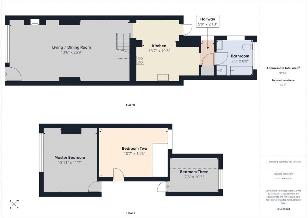 Floorplan for Beecham Road, Reading, RG30