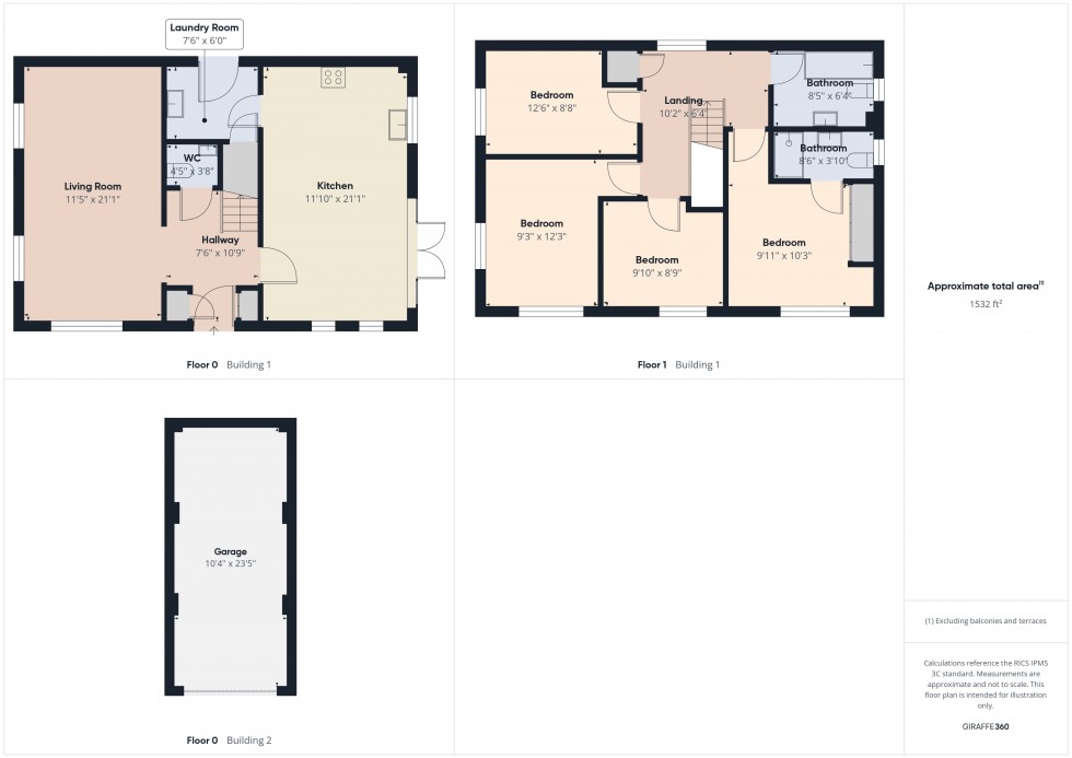 Floorplan for Arborfield Green, Reading, Berkshire