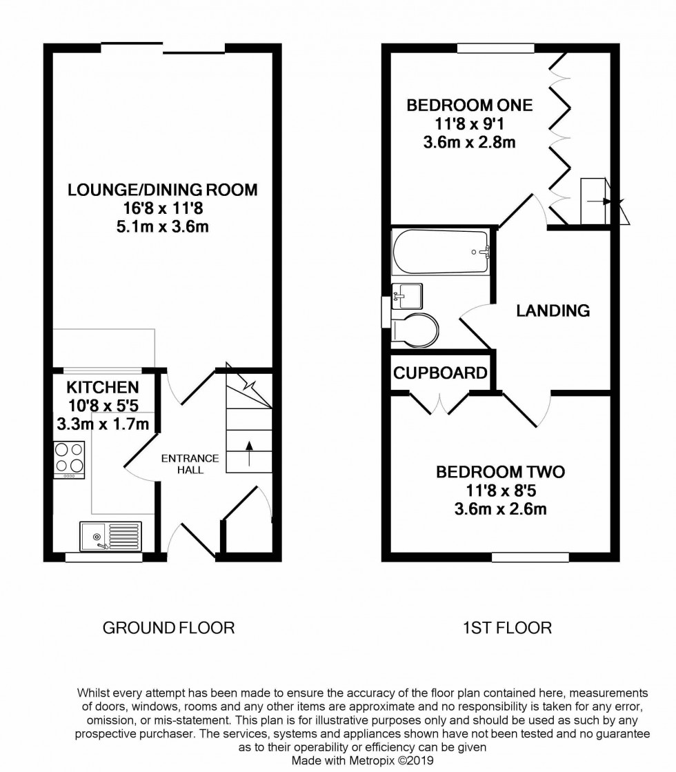Floorplan for Lower Earley, Reading, Berkshire