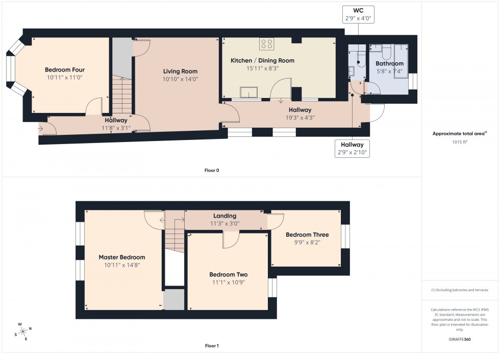 Floorplan for Curzon Street, Reading, Berkshire