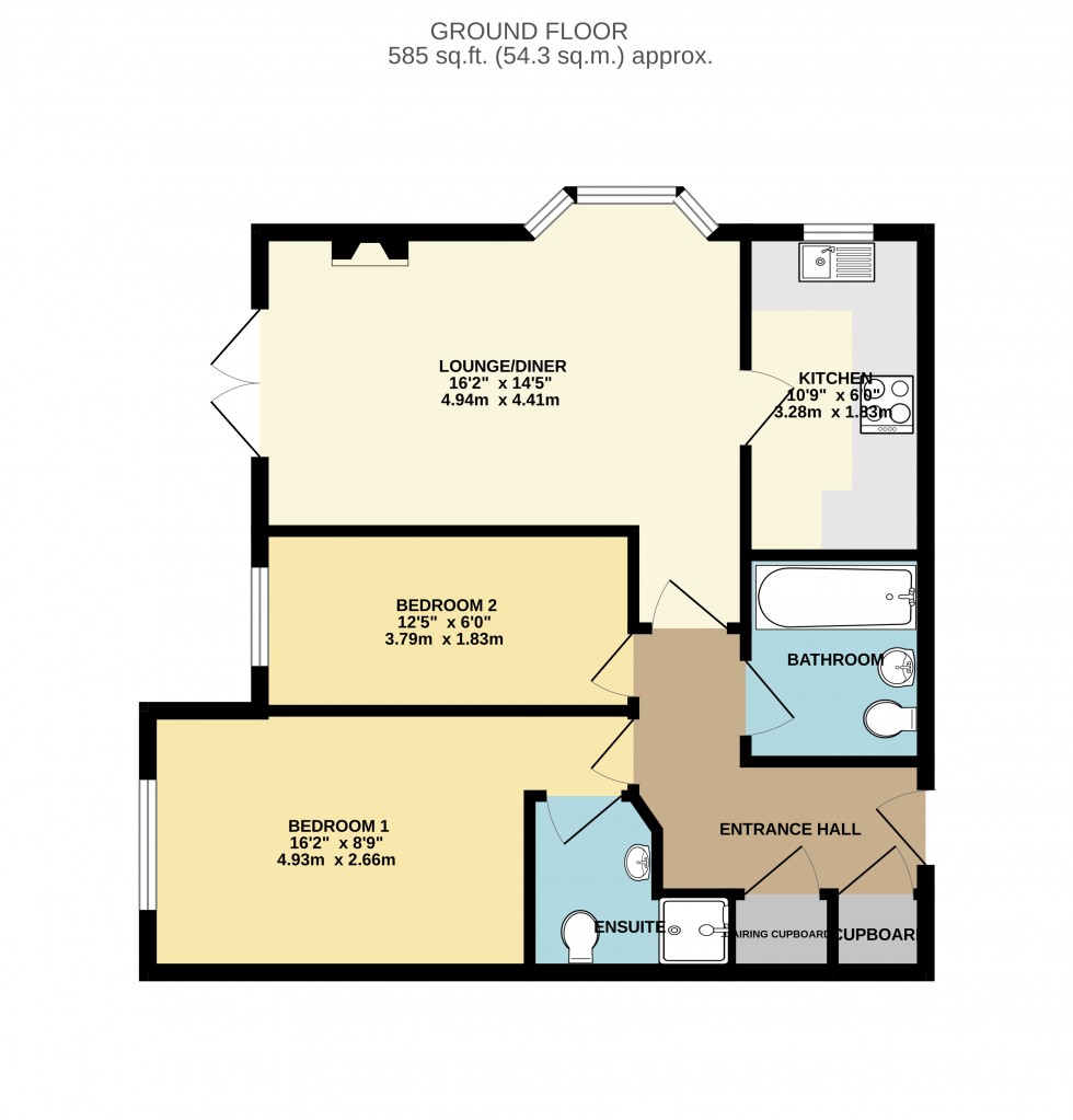 Floorplan for Norn Hill, Basingstoke, Hampshire