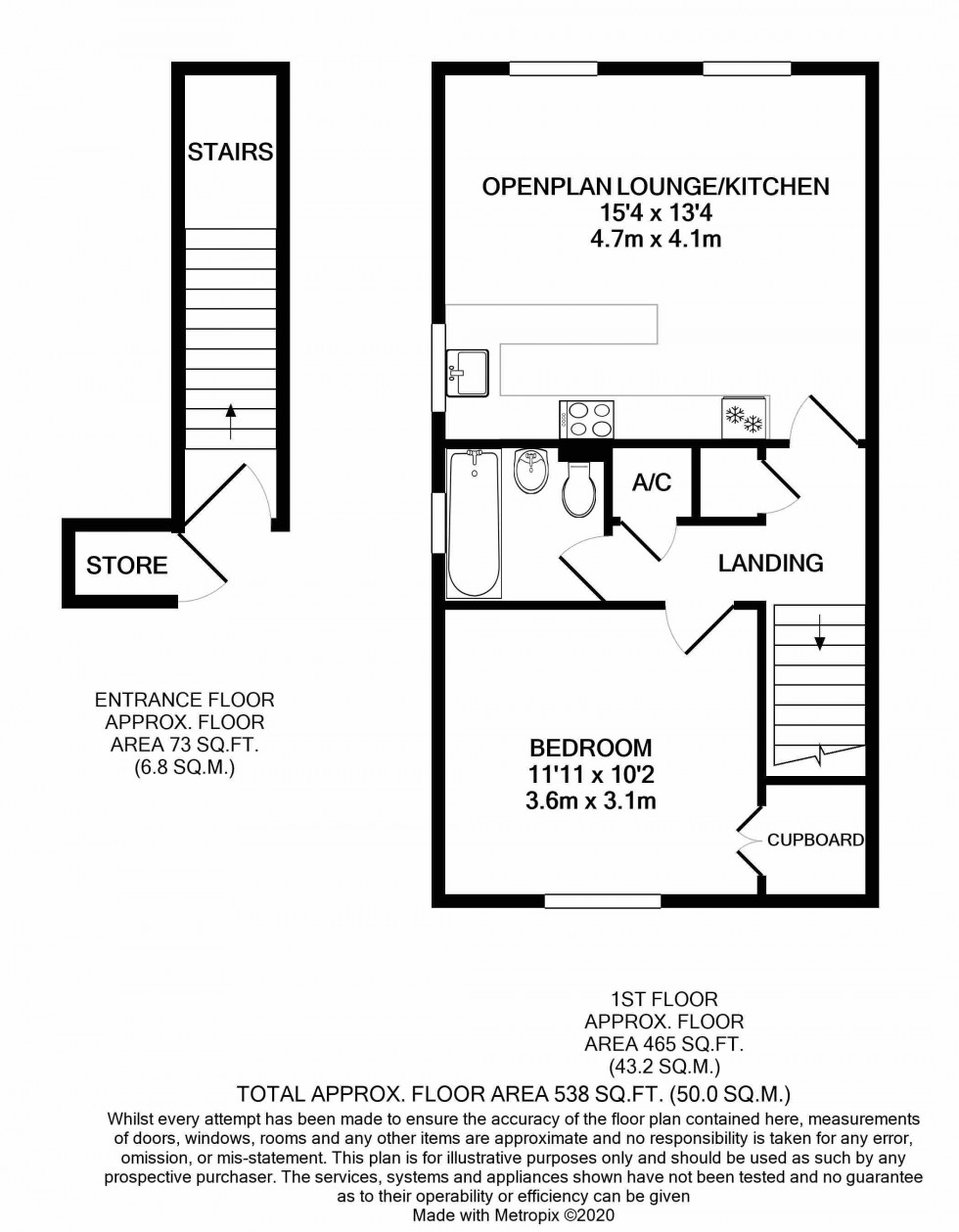 Floorplan for Lower Earley, Reading, Berkshire