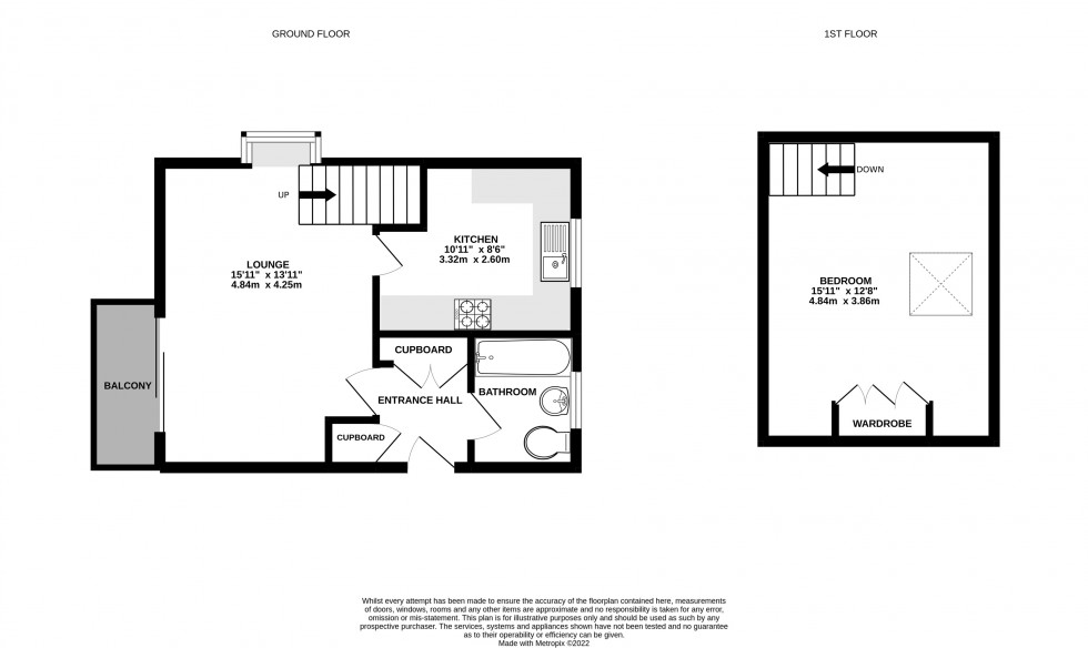 Floorplan for Lower Earley, Reading, Berkshire