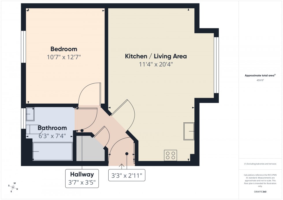 Floorplan for Earley, Reading, Berkshire