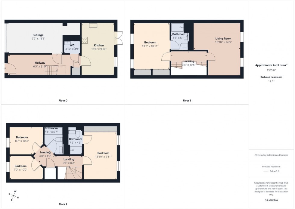 Floorplan for Broad Mead, Lower Earley, RG6