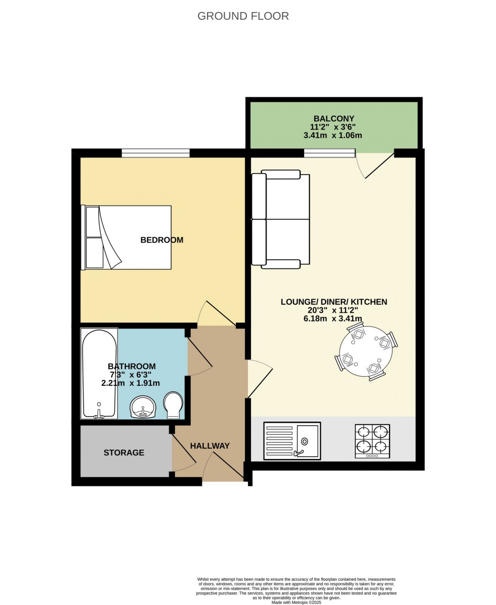 Floorplan for Tay Road, Tilehurst, RG30
