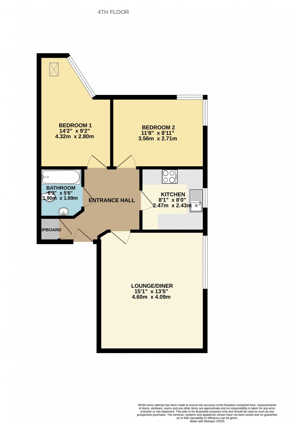 Floorplan for Oxford Road, Reading, RG30