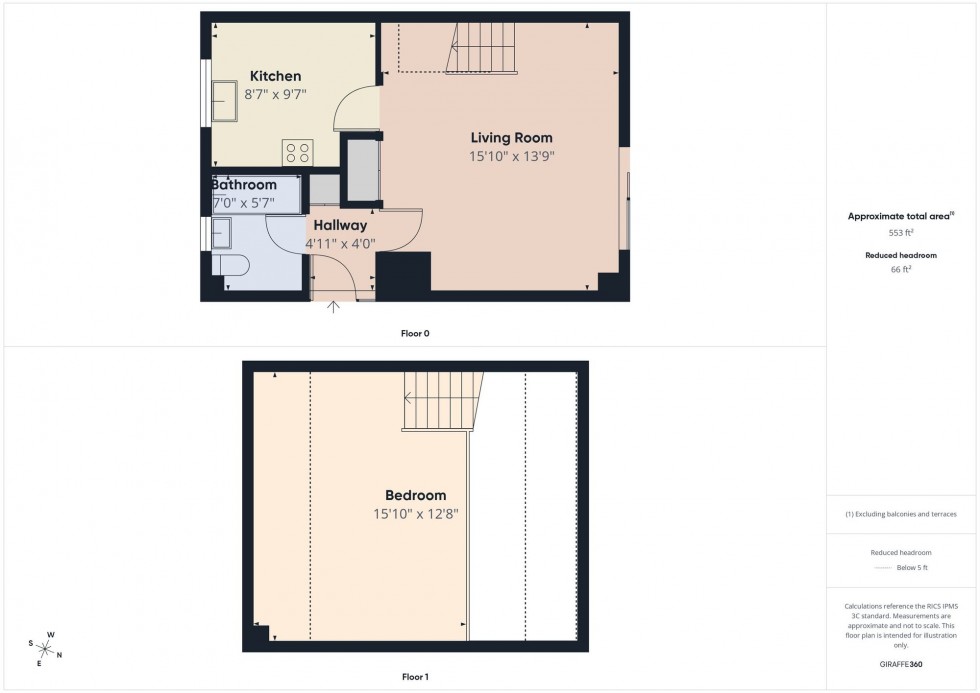 Floorplan for Maiden Place, Lower Earley, RG6