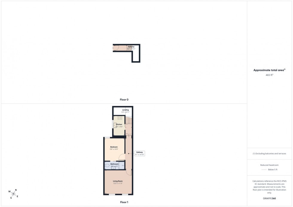 Floorplan for School Road, Tilehurst, RG31