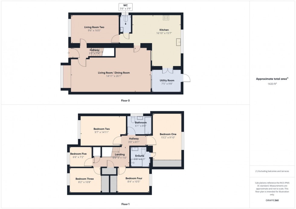 Floorplan for Conway Road, Calcot, RG31