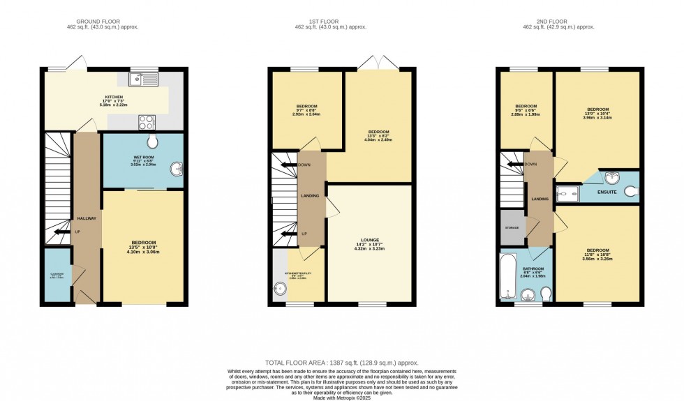 Floorplan for Potter Way, Winnersh, RG41