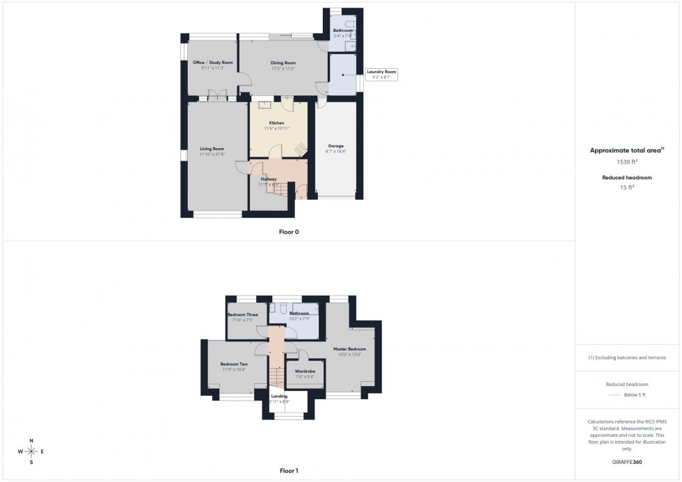 Floorplan for Purley Rise, Purley On Thames, RG8
