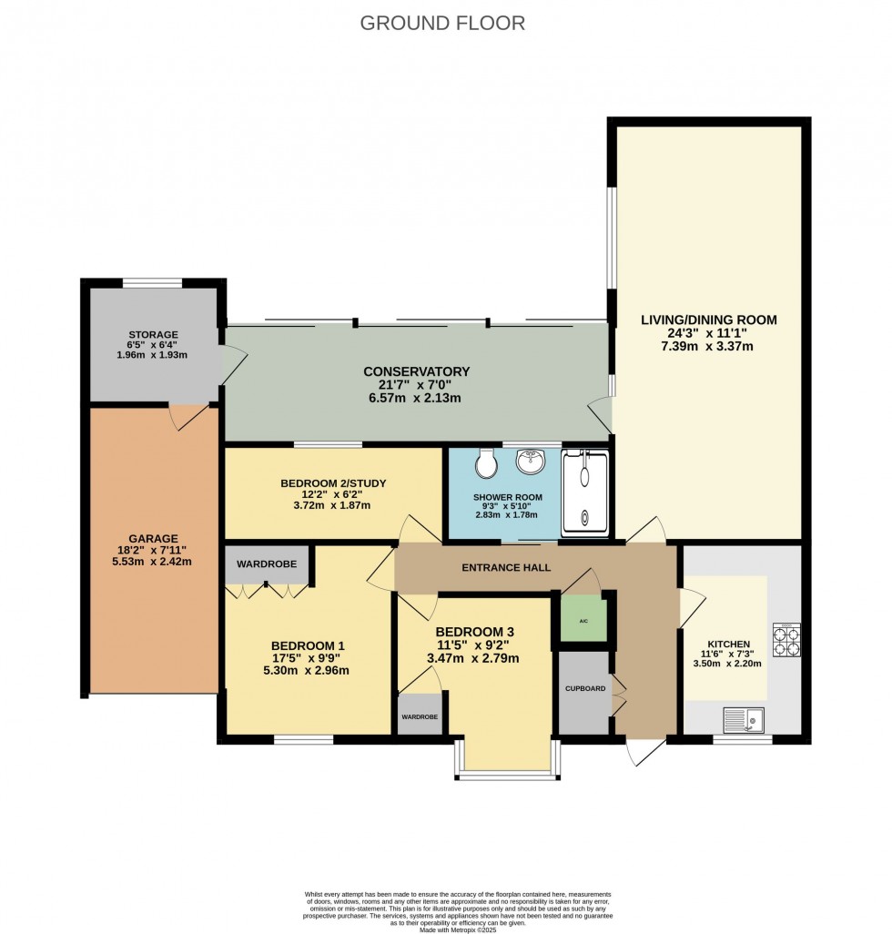 Floorplan for Caraway Road, Earley, RG6