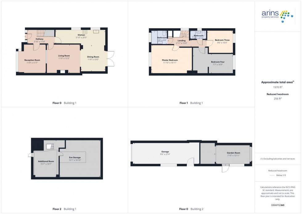 Floorplan for Wendover Way, Tilehurst, RG30