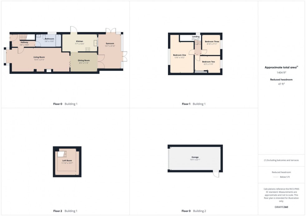 Floorplan for Loddon Bridge Road, Woodley, RG5