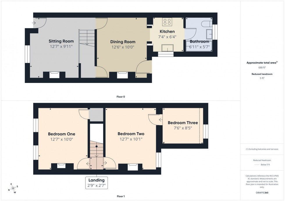 Floorplan for Sherwood Street, Reading, RG30