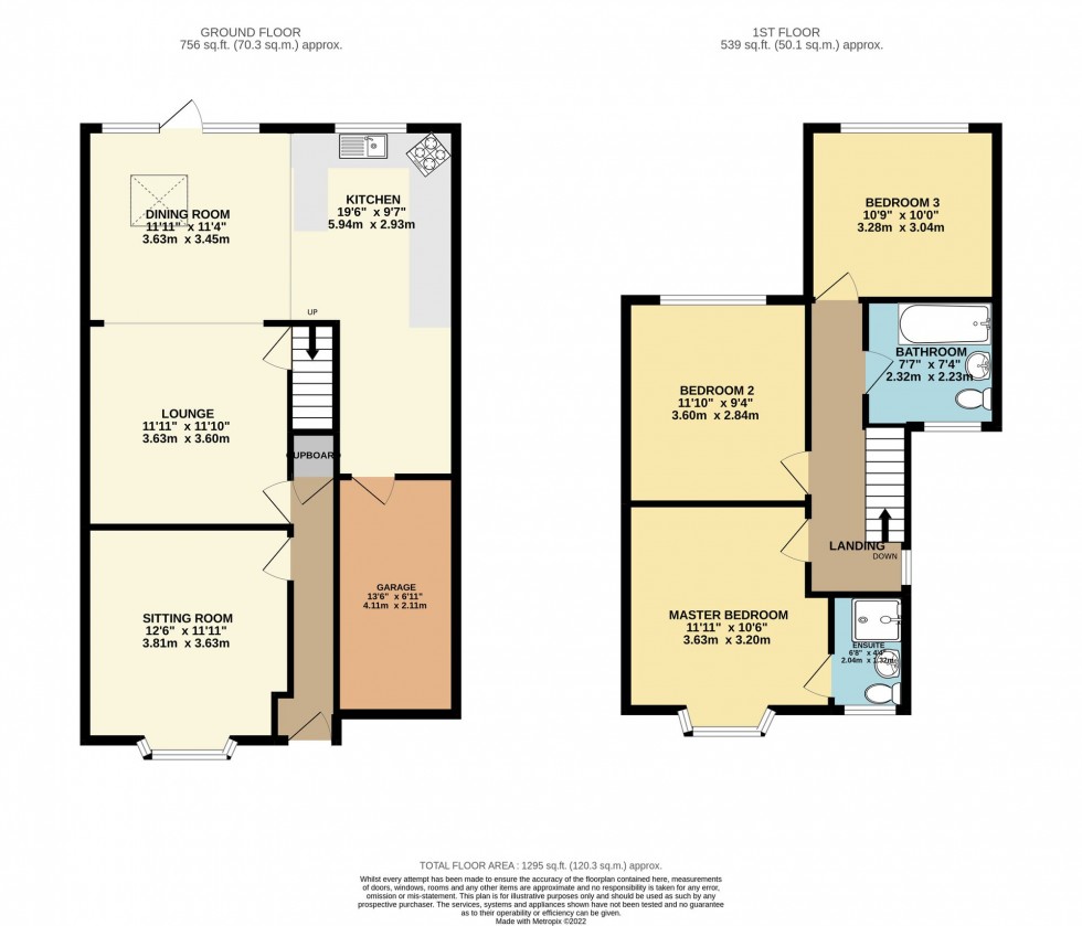Floorplan for Rydal Avenue, Tilehurst, RG30