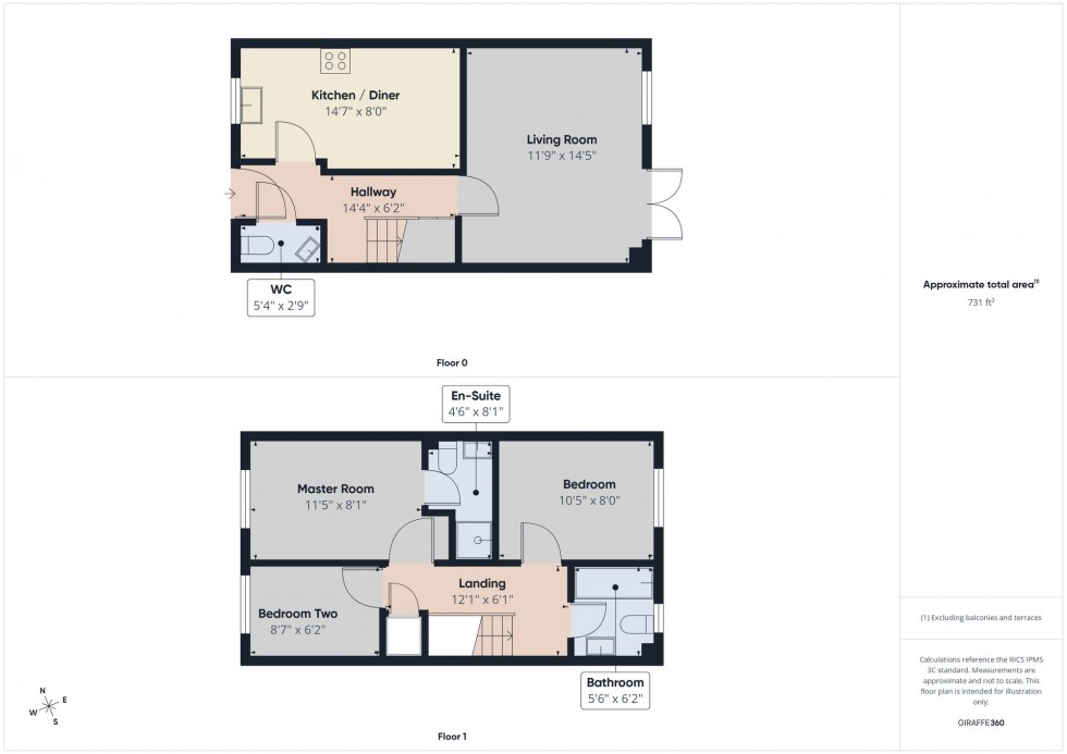 Floorplan for Battle Square, Reading, RG30