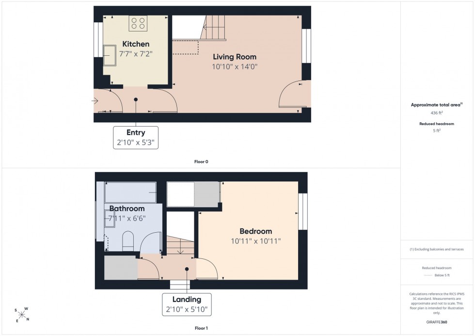 Floorplan for Hilmanton, Lower Earley, RG6