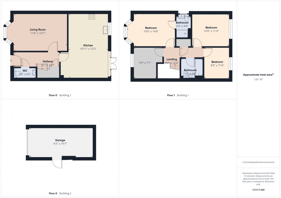 Floorplan for Langford Avenue, Spencers Wood, RG7