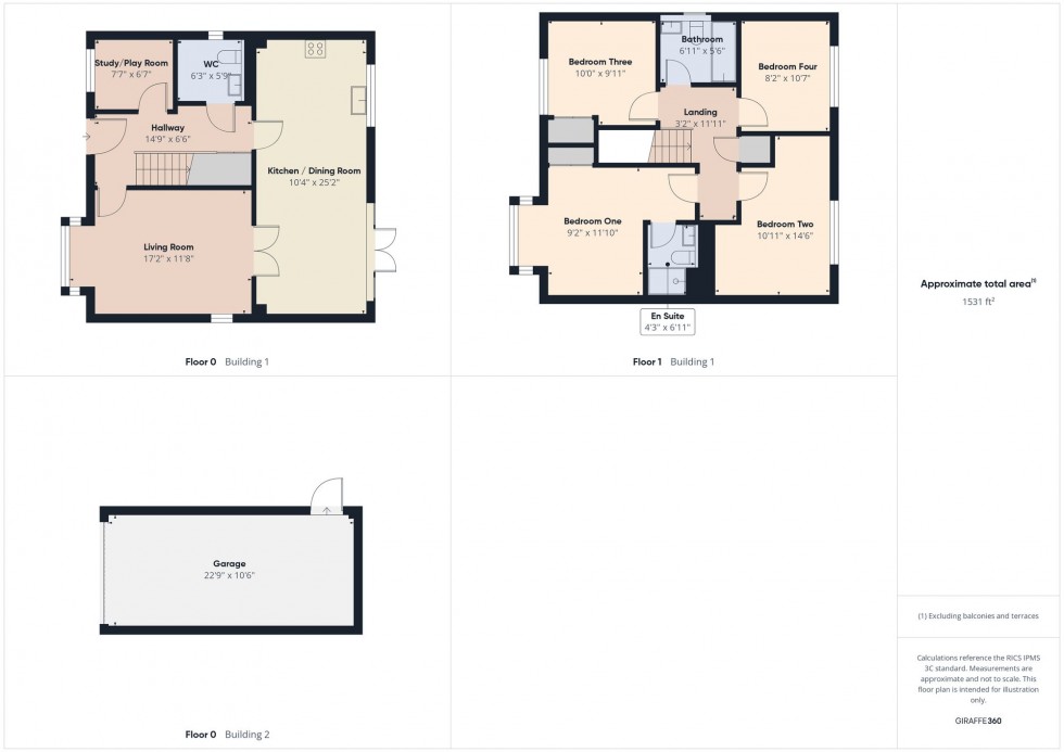 Floorplan for Lailey Path, Shinfield, RG2